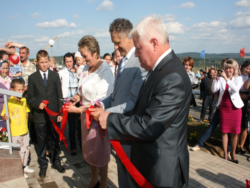 Открытие нового здания МБОУ Вортчинская ООШ, 2012 г.